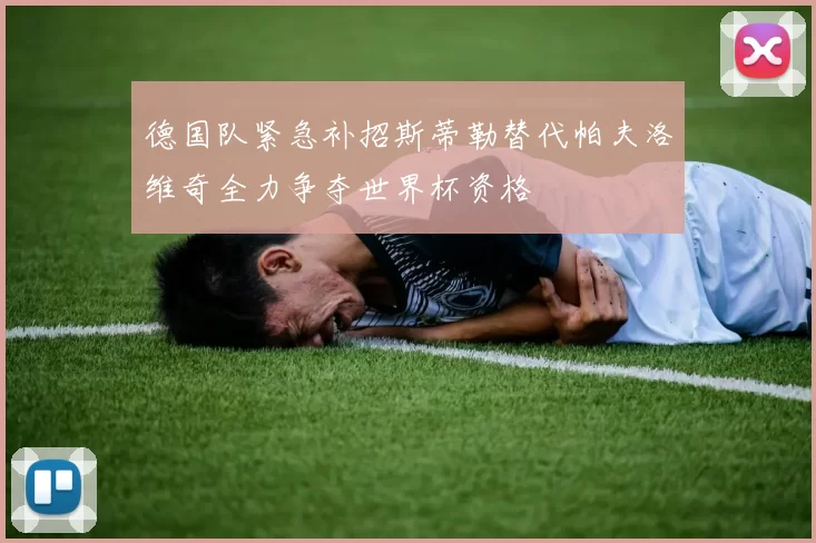 德国队紧急补招斯蒂勒替代帕夫洛维奇全力争夺世界杯资格